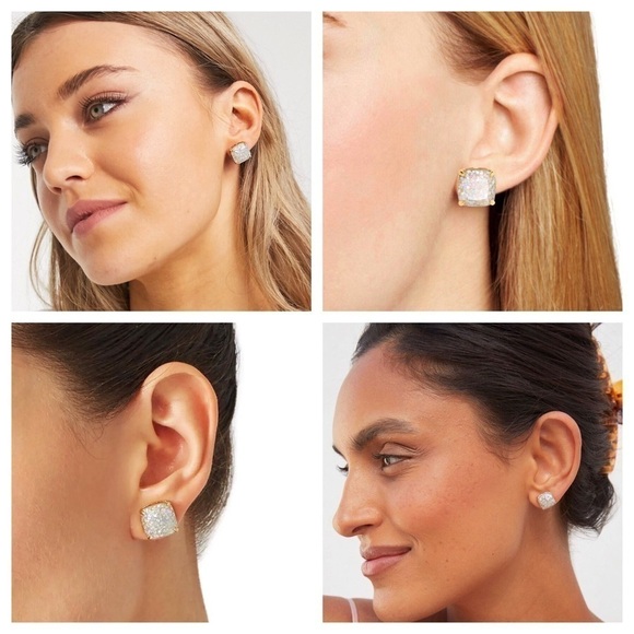Kate Spade Mini Small Square Stud Earrings - Picture 11 of 11